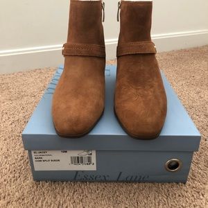 Brown Suede Booties